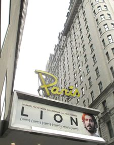 Lion at The Paris Theatre in New York
